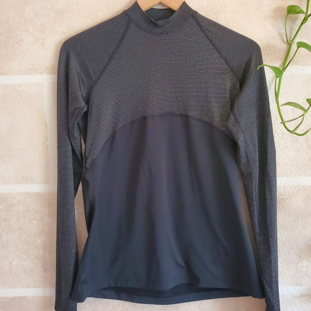 Nike Pro Warm Sparkle Long-Sleeve Top Sz M - Picture 2 of 7
